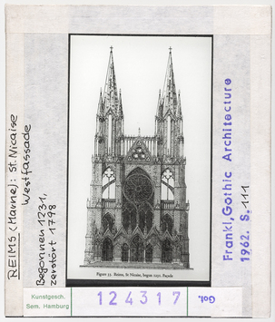 Vorschaubild Reims: St. Nicaise, Westfassade 